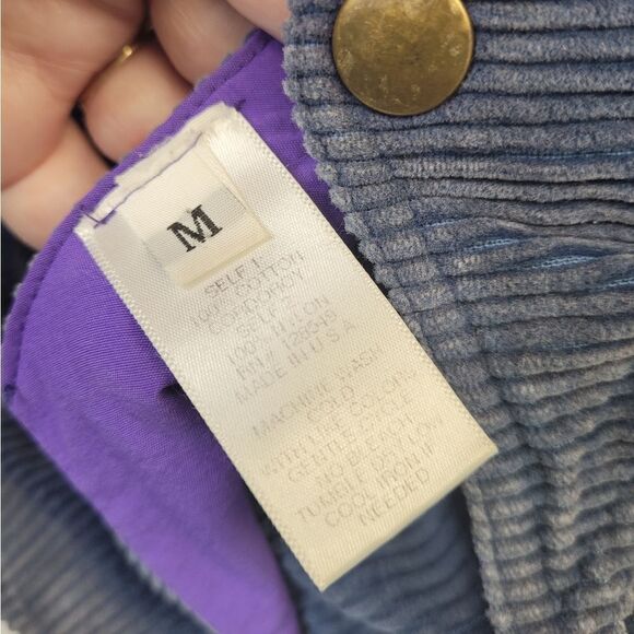 AVIATOR NATION corduroy reversible snap button vest RARE M - Picture 7 of 14